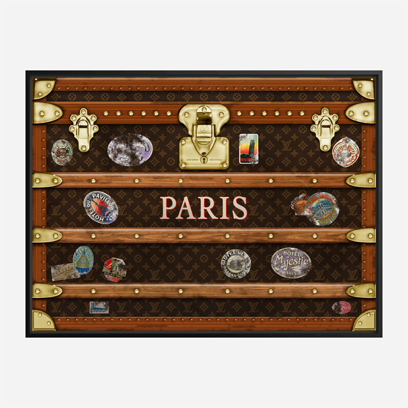 LV Paris Trunk Art Print LV Paris Trunk Art Print