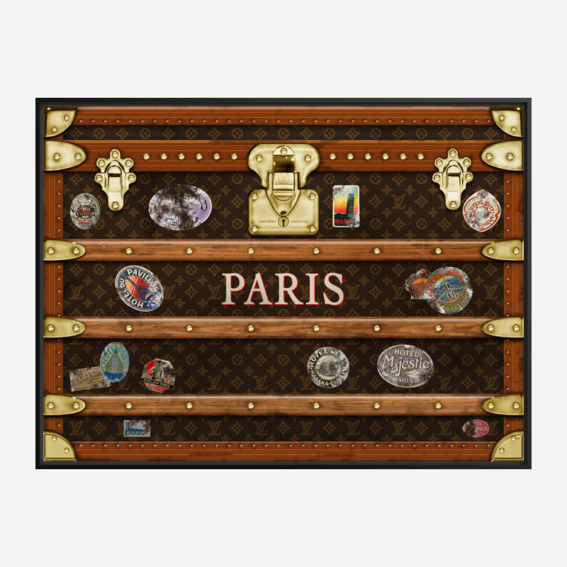 LV Paris Trunk Art Print LV Paris Trunk Art Print