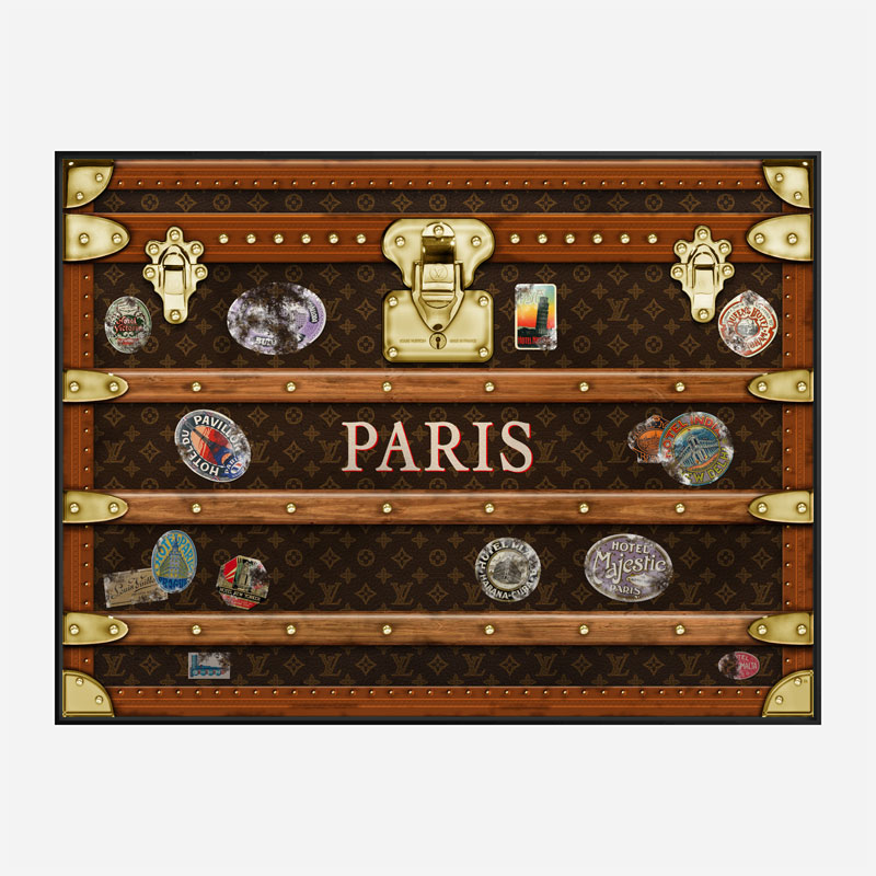 LV Paris Trunk Art Print LV Paris Trunk Art Print
