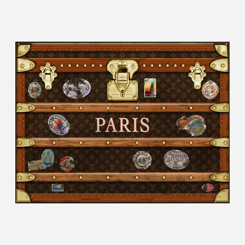 LV Paris Trunk Art Print LV Paris Trunk Art Print