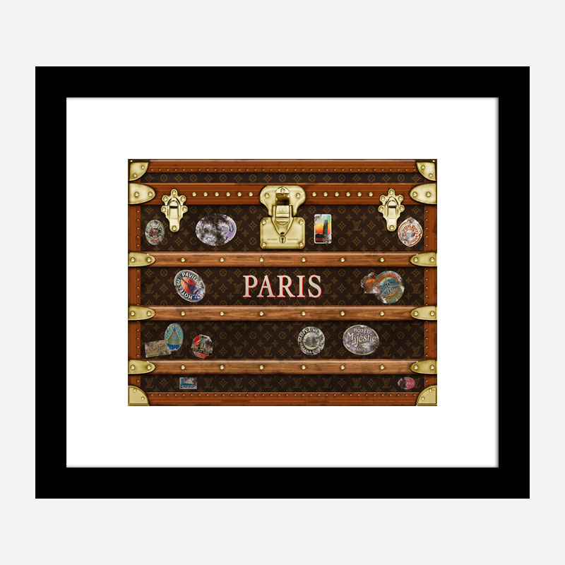LV Paris Trunk Art Print LV Paris Trunk Art Print