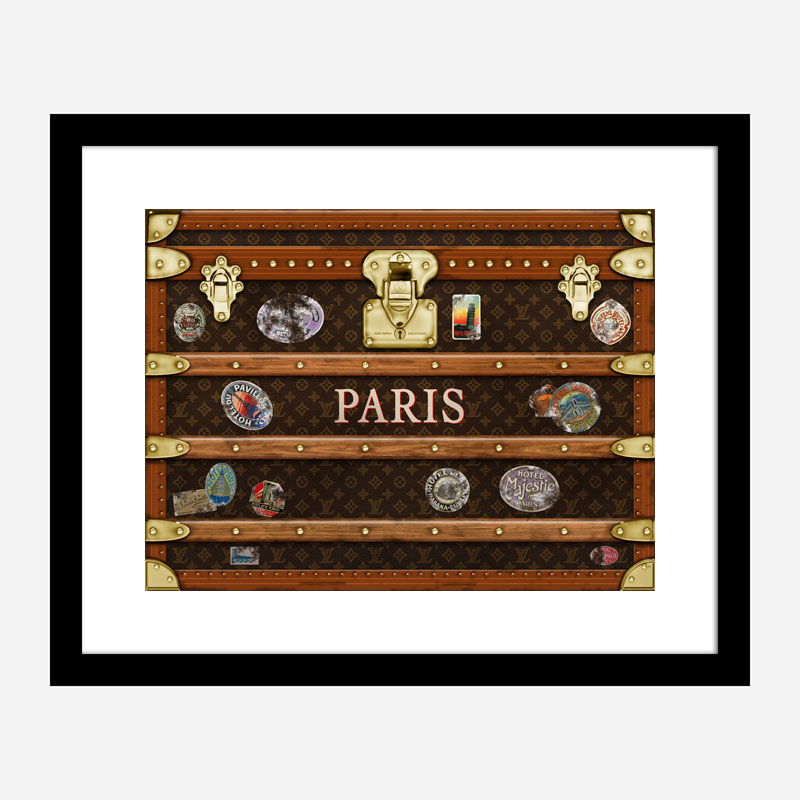 LV Paris Trunk Art Print LV Paris Trunk Art Print