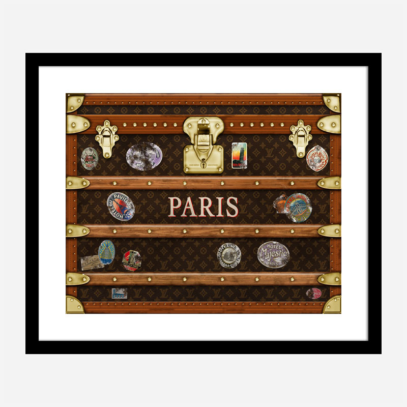 LV Paris Trunk Art Print LV Paris Trunk Art Print