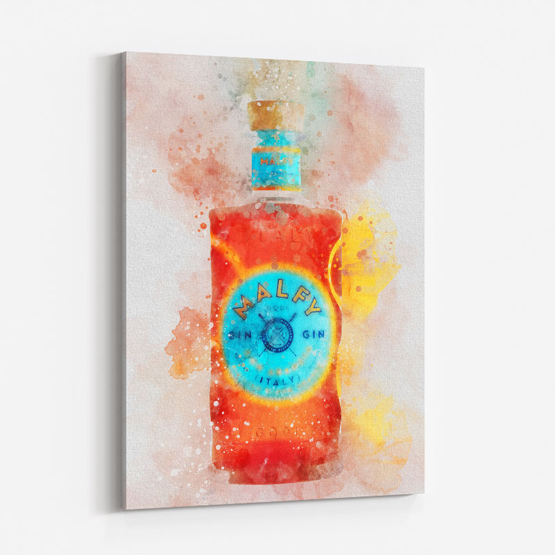 Malfy Gin Blood Orange Art Print