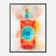 Malfy Gin Blood Orange Art Print Malfy Gin Blood Orange Art Print