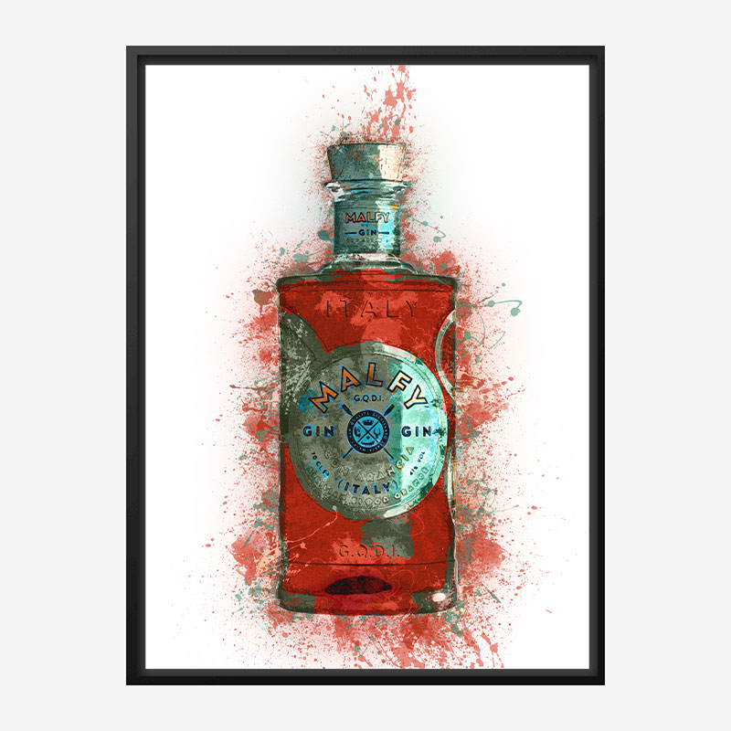 Malfy Gin Blood Orange Art Print