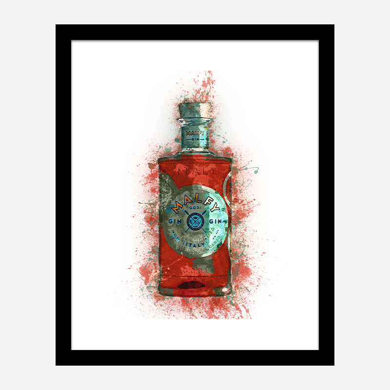 Malfy Gin Blood Orange Art Print