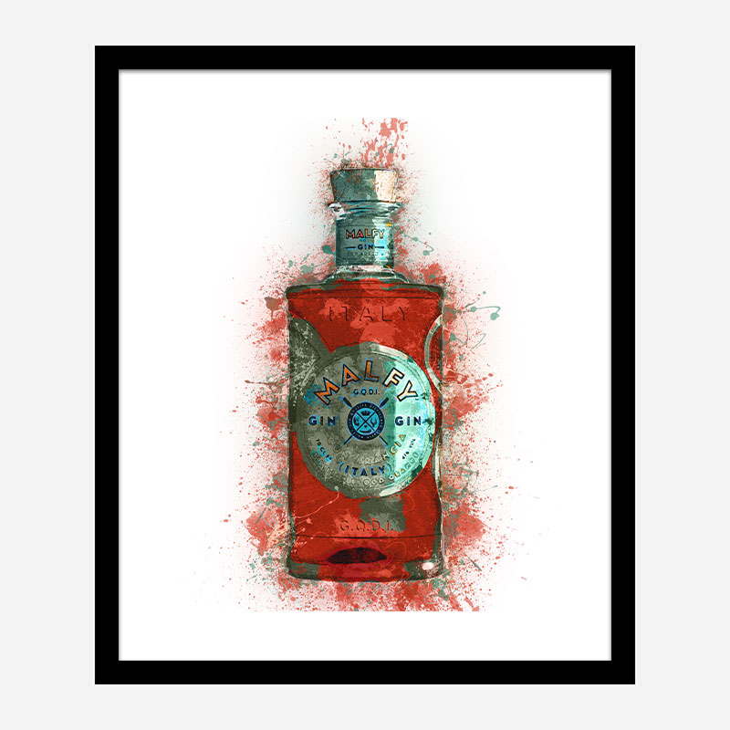 Malfy Gin Blood Orange Art Print