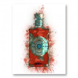 Malfy Gin Blood Orange Art Print