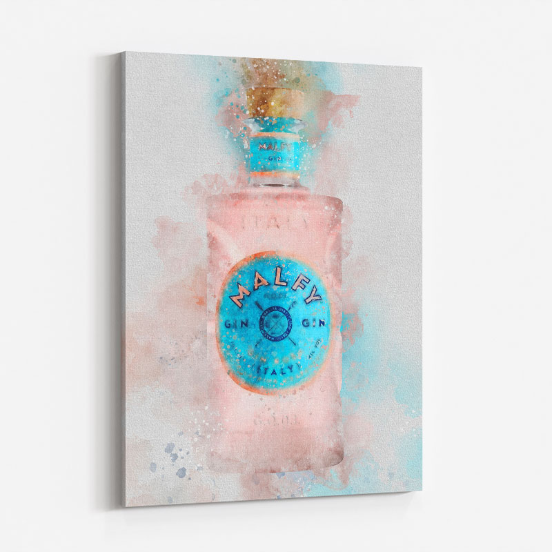 Malfy Rosa Gin Art Print