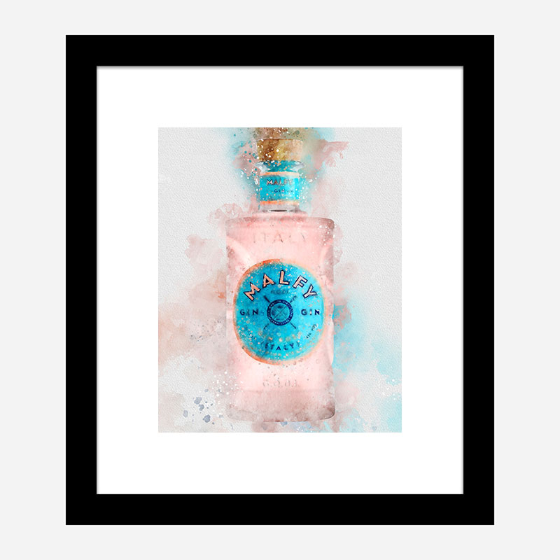 Malfy Rosa Gin Art Print