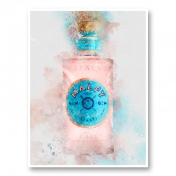 Malfy Rosa Gin Art Print