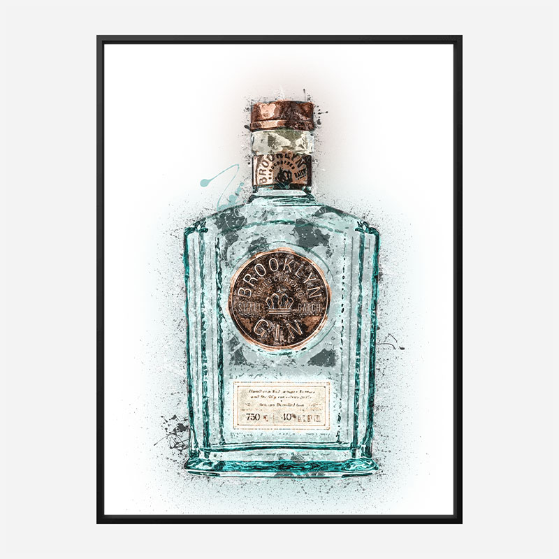 Brooklyn Gin Art Print