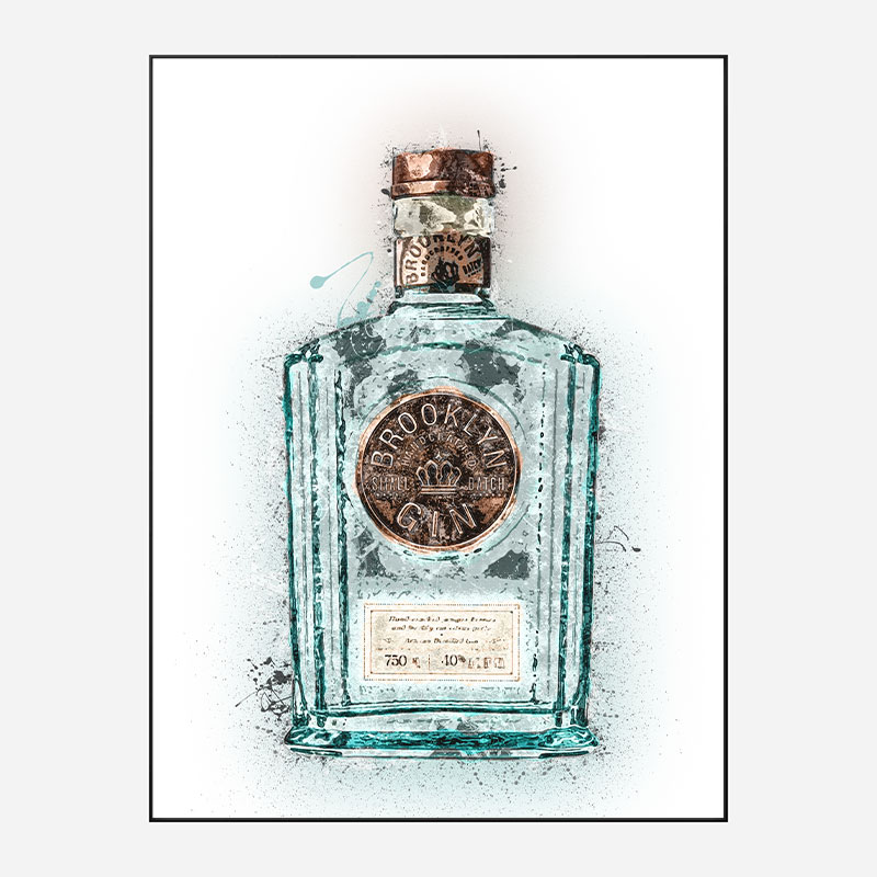 Brooklyn Gin Art Print