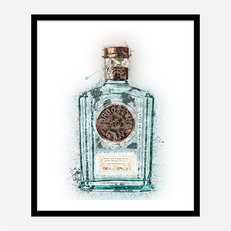 Brooklyn Gin Art Print