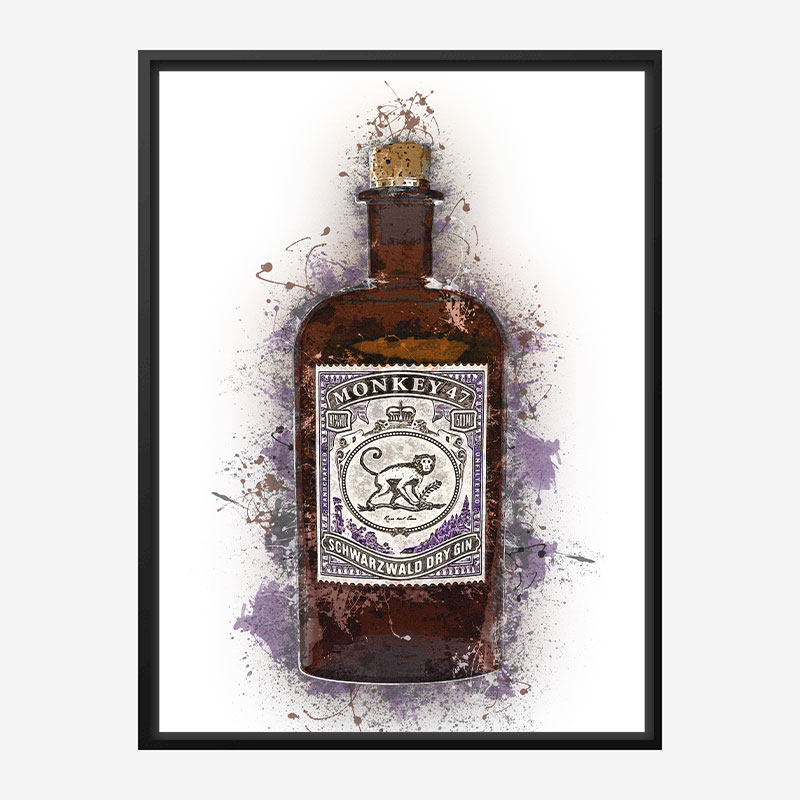 Monkey 47 Gin Art Print