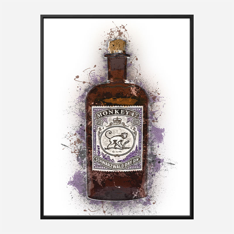 Monkey 47 Gin Art Print