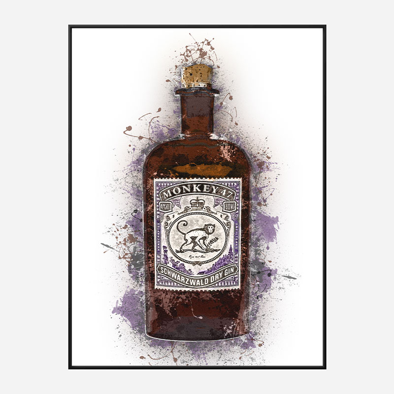 Monkey 47 Gin Art Print