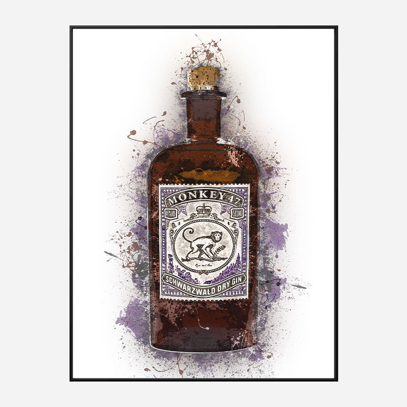 Monkey 47 Gin Art Print