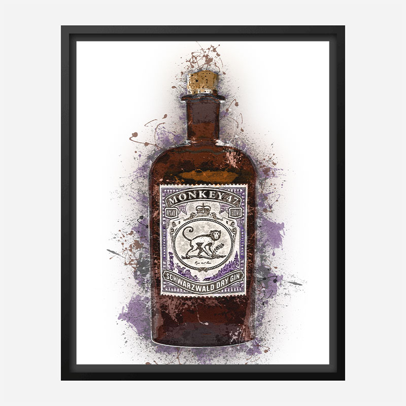 Monkey 47 Gin Art Print