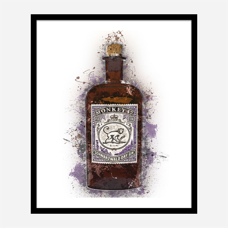 Monkey 47 Gin Art Print