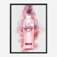 Gordon's Pink Gin Abstract Art Print