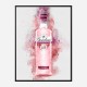 Gordon's Pink Gin Abstract Art Print