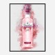 Gordon's Pink Gin Abstract Art Print