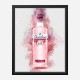 Gordon's Pink Gin Abstract Art Print