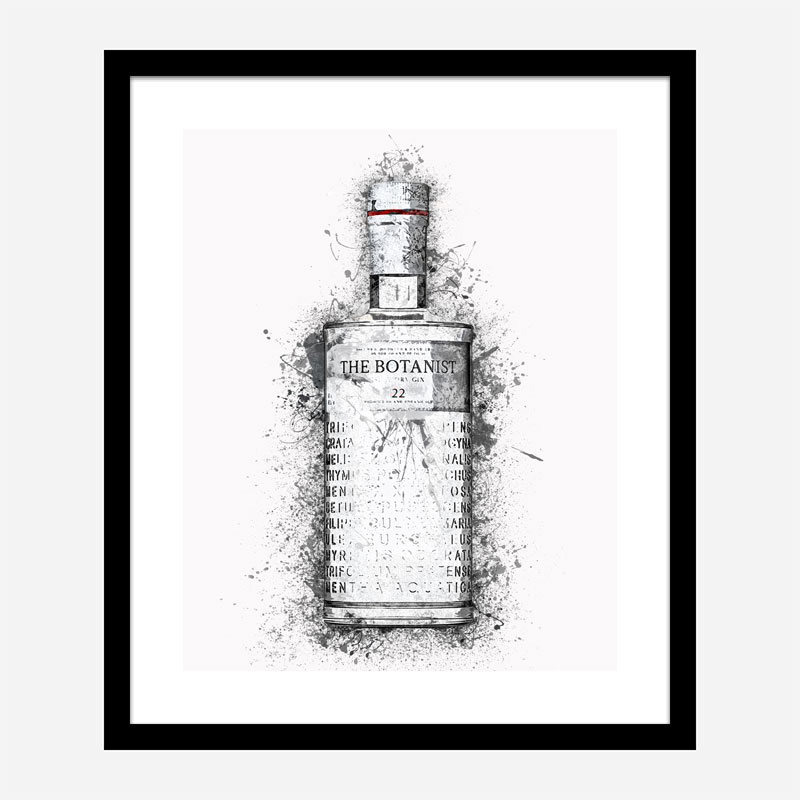 The Botanist Gin Abstract Art Print