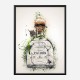 Patron Silver Tequila Abstract Art Print