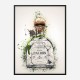 Patron Silver Tequila Abstract Art Print