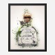 Patron Silver Tequila Abstract Art Print