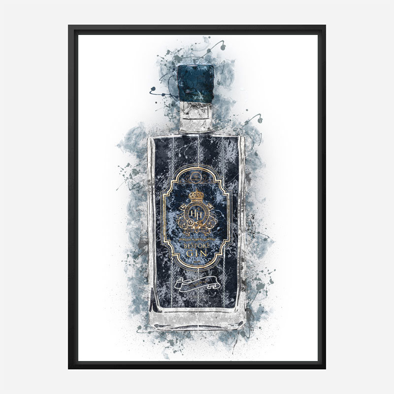 HH Bespoke Gin Abstract Art Print