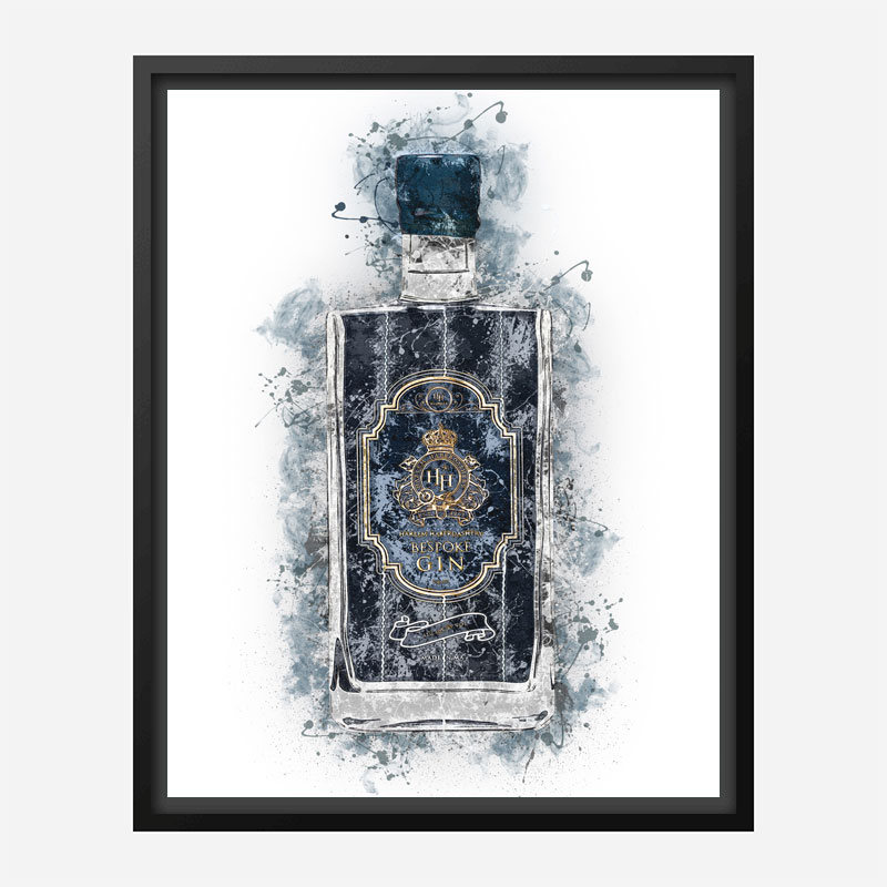 HH Bespoke Gin Abstract Art Print