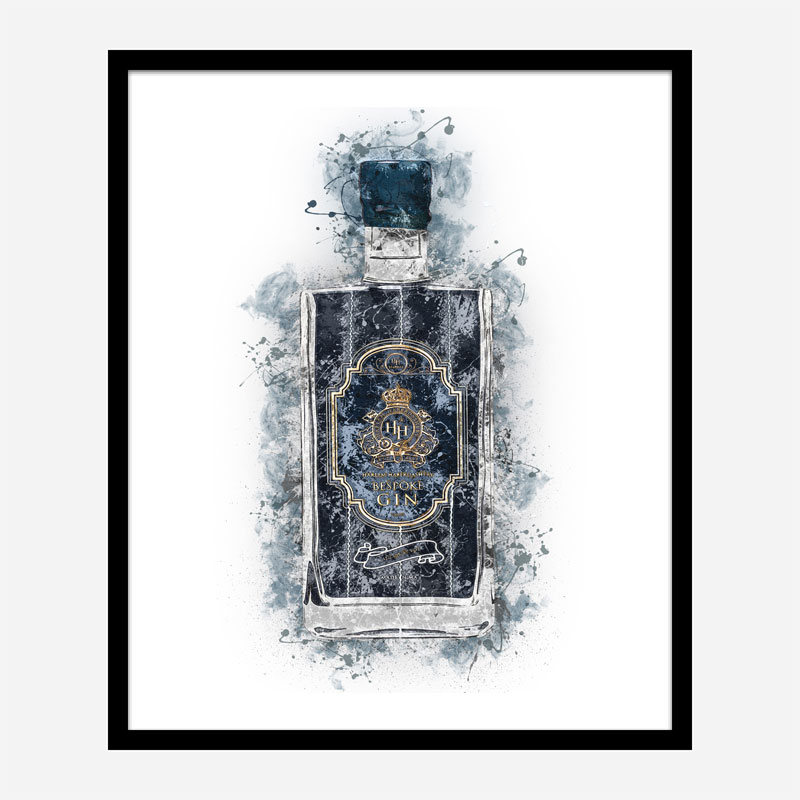 HH Bespoke Gin Abstract Art Print