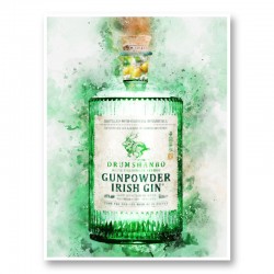 Gunpowder Citrus Irish Gin Art Print