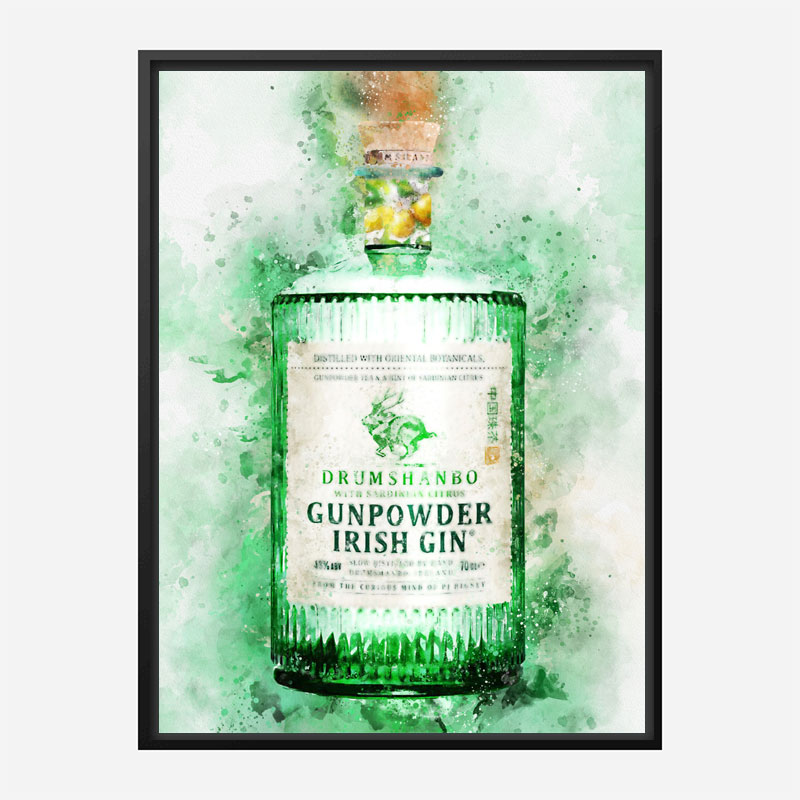 Gunpowder Citrus Irish Gin Art Print