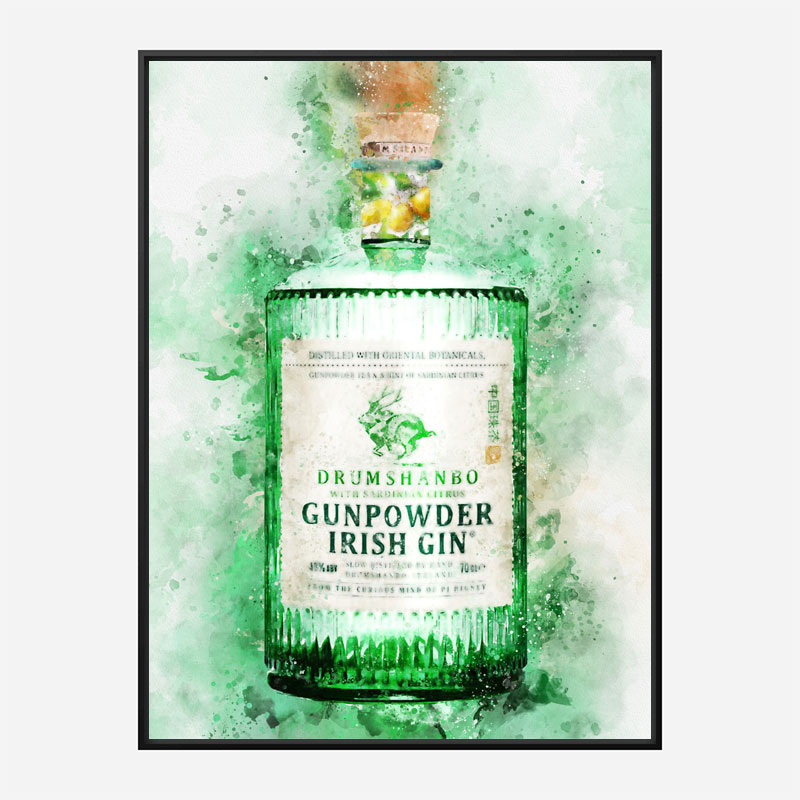 Gunpowder Citrus Irish Gin Art Print