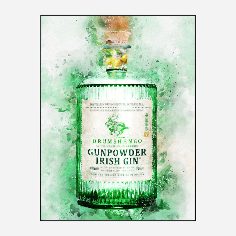 Gunpowder Citrus Irish Gin Art Print