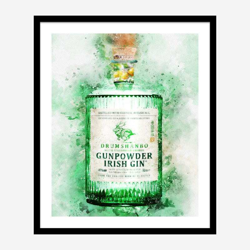 Gunpowder Citrus Irish Gin Art Print