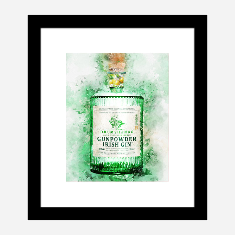 Gunpowder Citrus Irish Gin Art Print