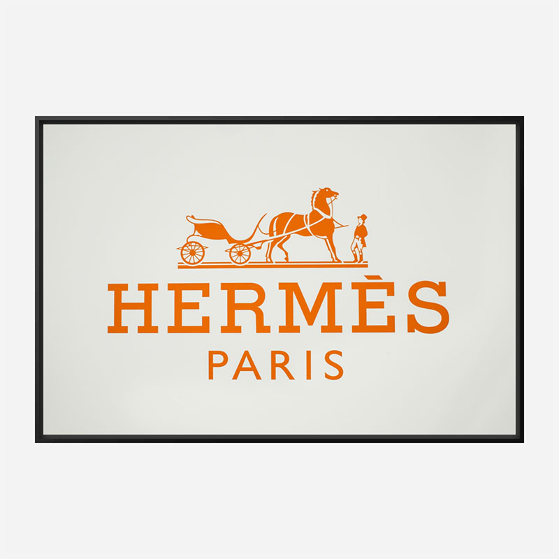 Hermes Logo Wall Art Hermes Logo Wall Art