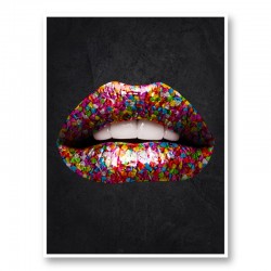 Candy Lips Art Print