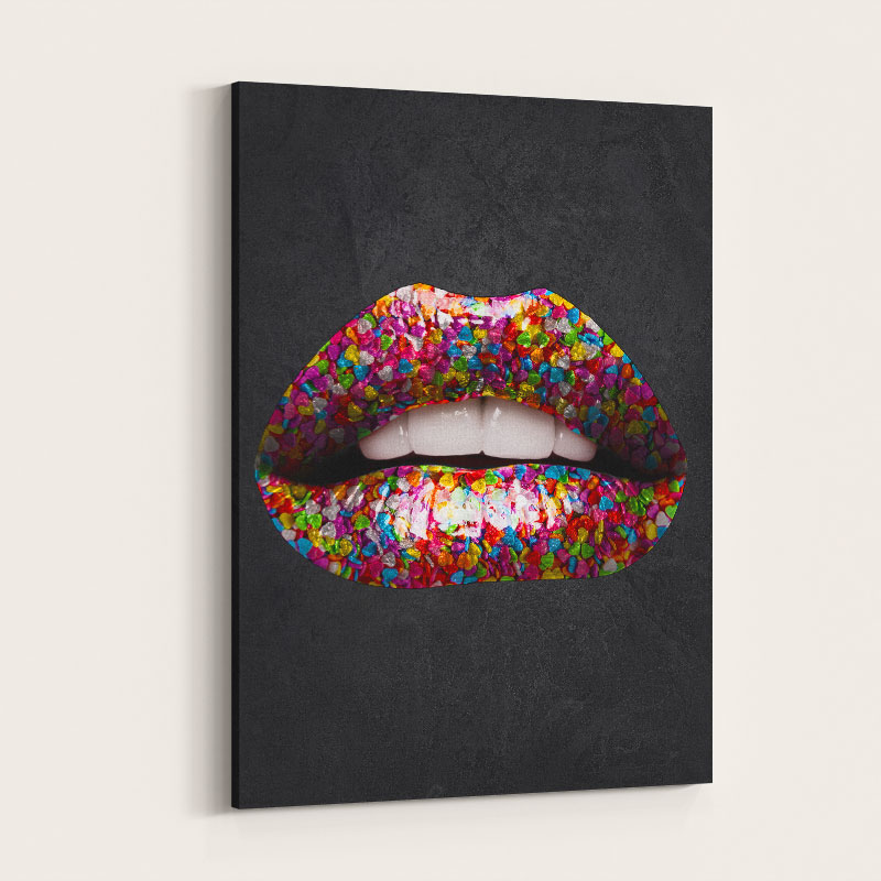 Candy Lips Art Print