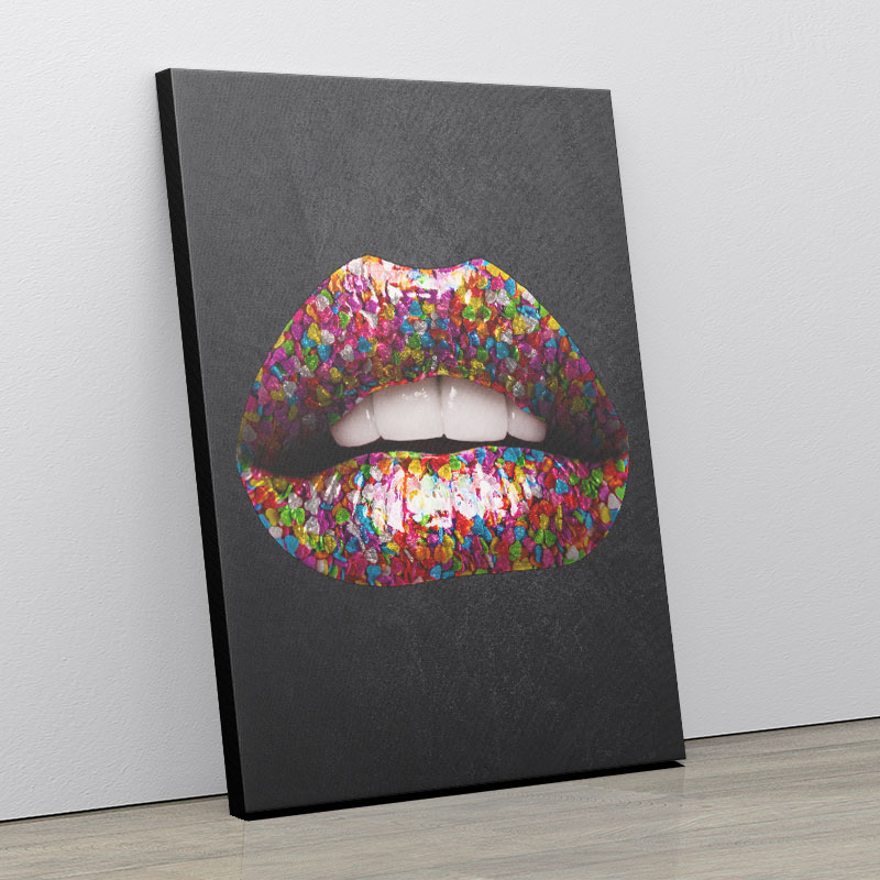 Candy Lips Art Print