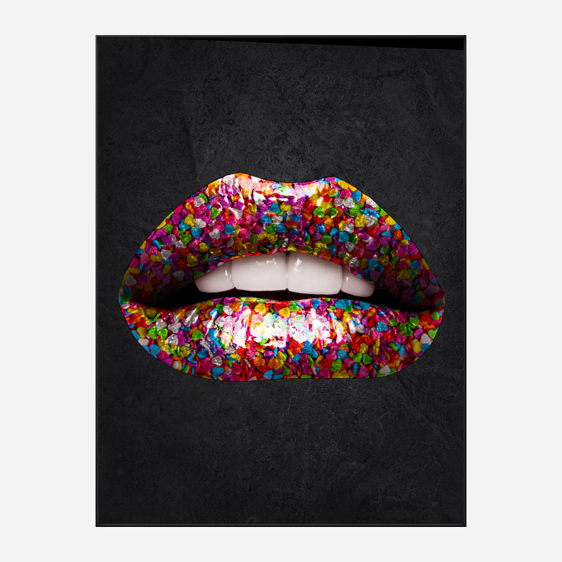 Candy Lips Art Print