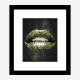 Dollar Lips Art Print