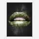 Dollar Lips Art Print