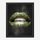 Dollar Lips Art Print